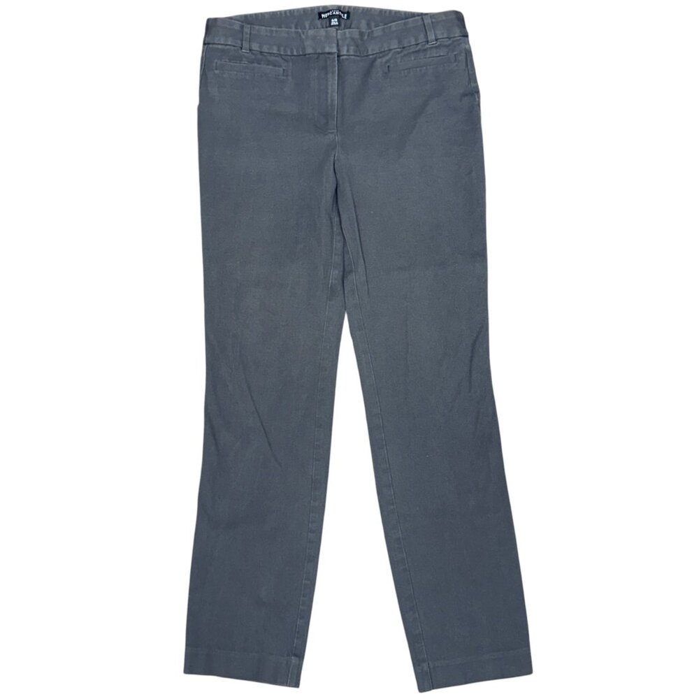 J. CREW Women's Mercantile Lexi Ankle Pant Graphite Gray | Size 6R - Picture 2 of 10